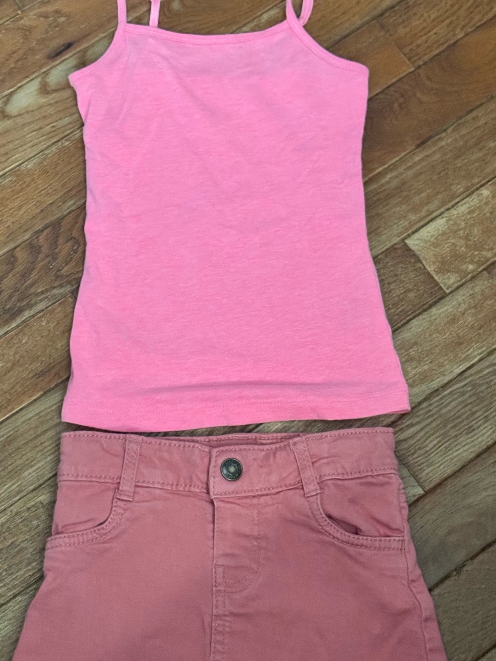Old Navy Pink Girls' Spaghetti Strap Tank Top